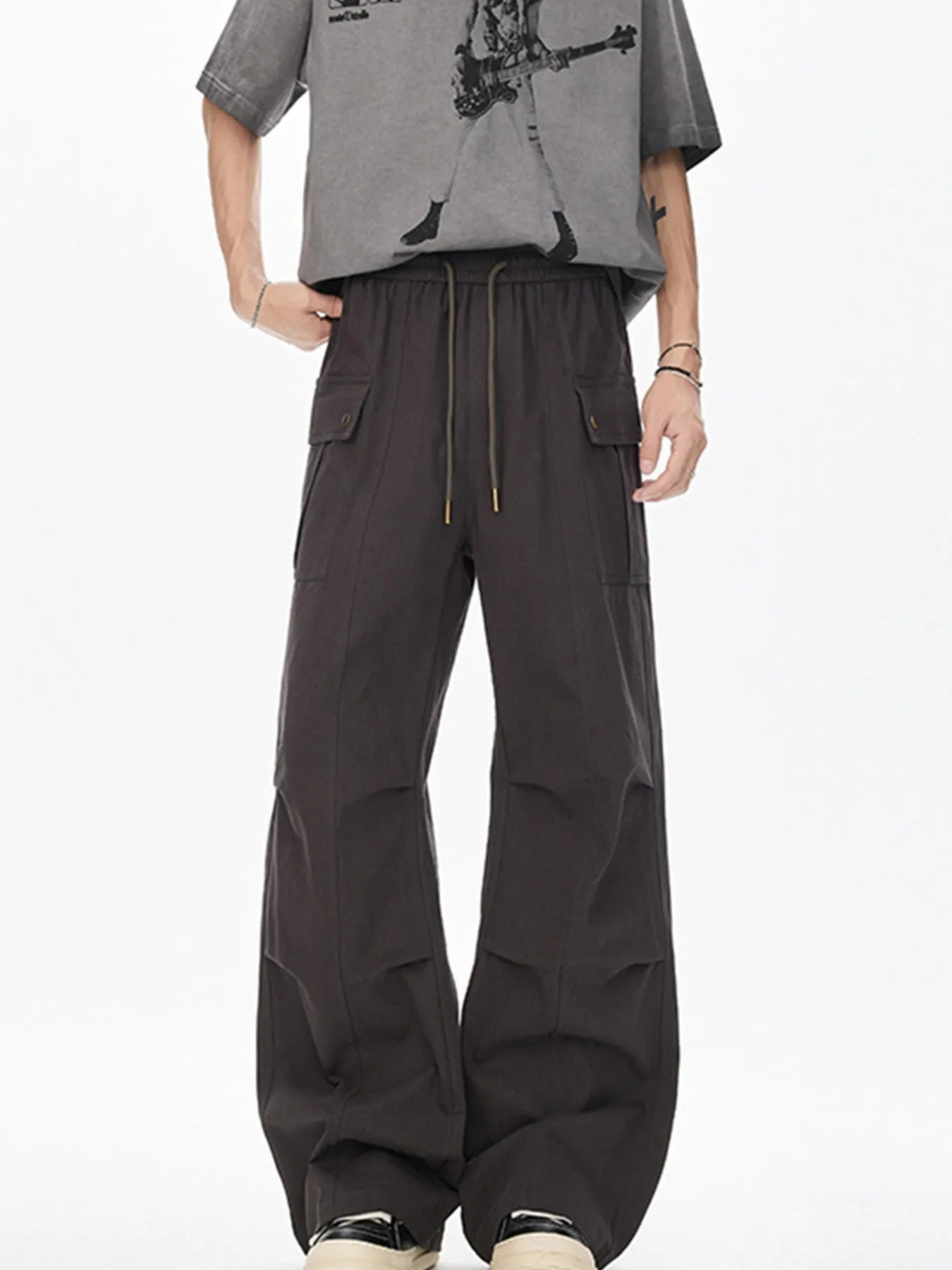 Men's Drawstring Cargo Pants - PBNJ FASHIONS