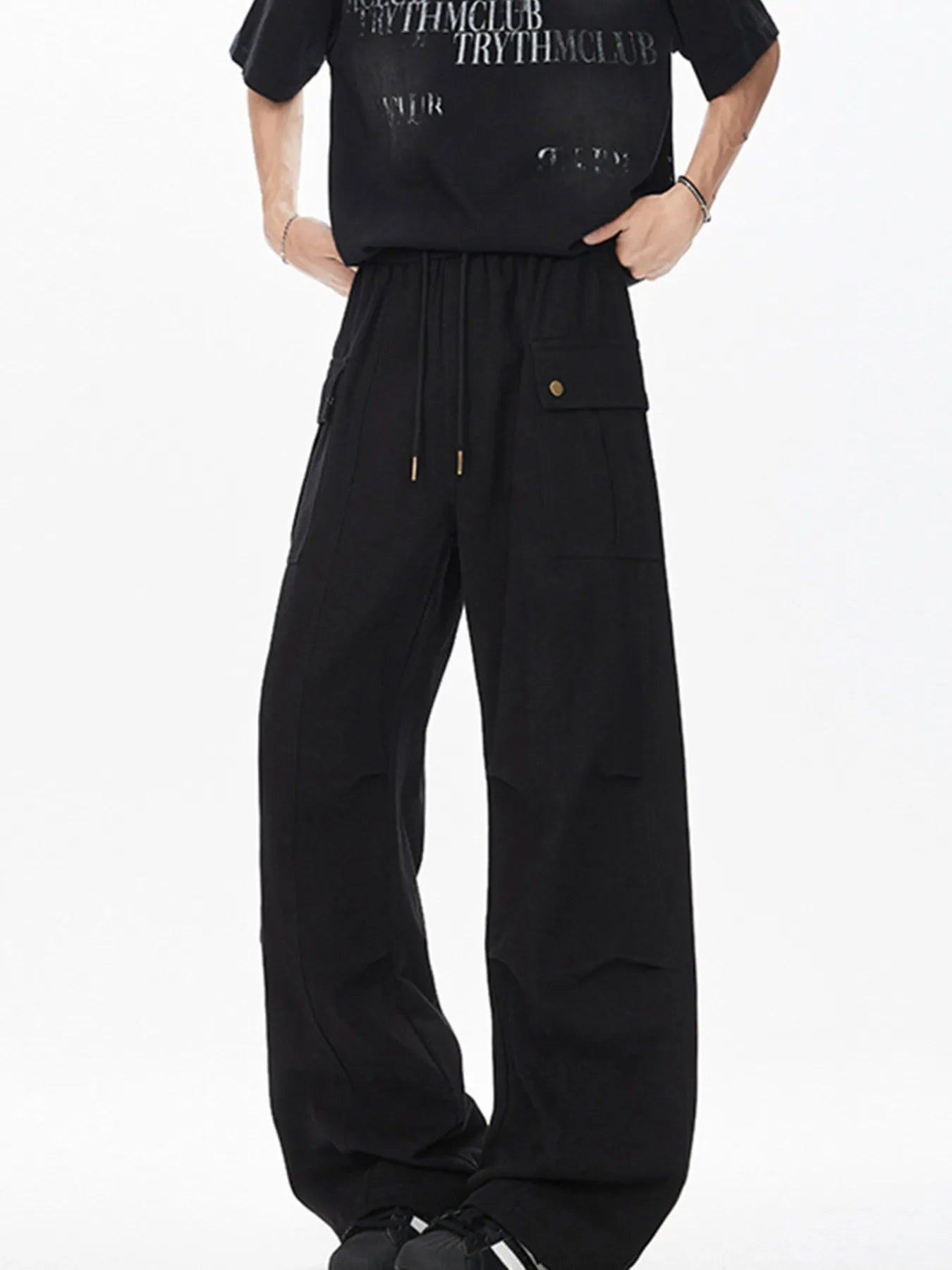 Men's Drawstring Cargo Pants - PBNJ FASHIONS