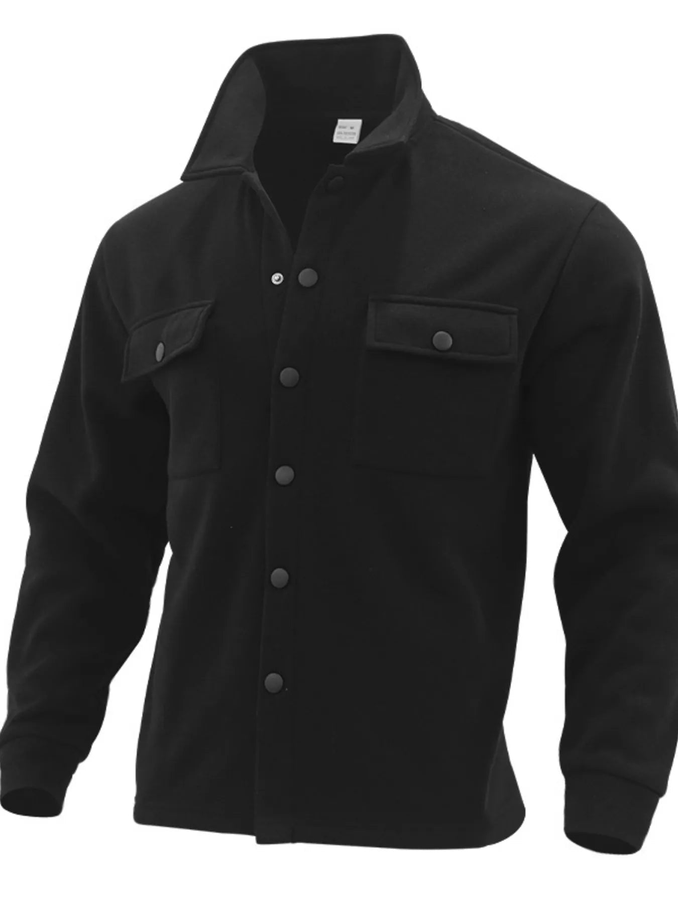 Men's Full Size Button Up Long Sleeve Jacket Plus Size - PBNJ FASHIONS
