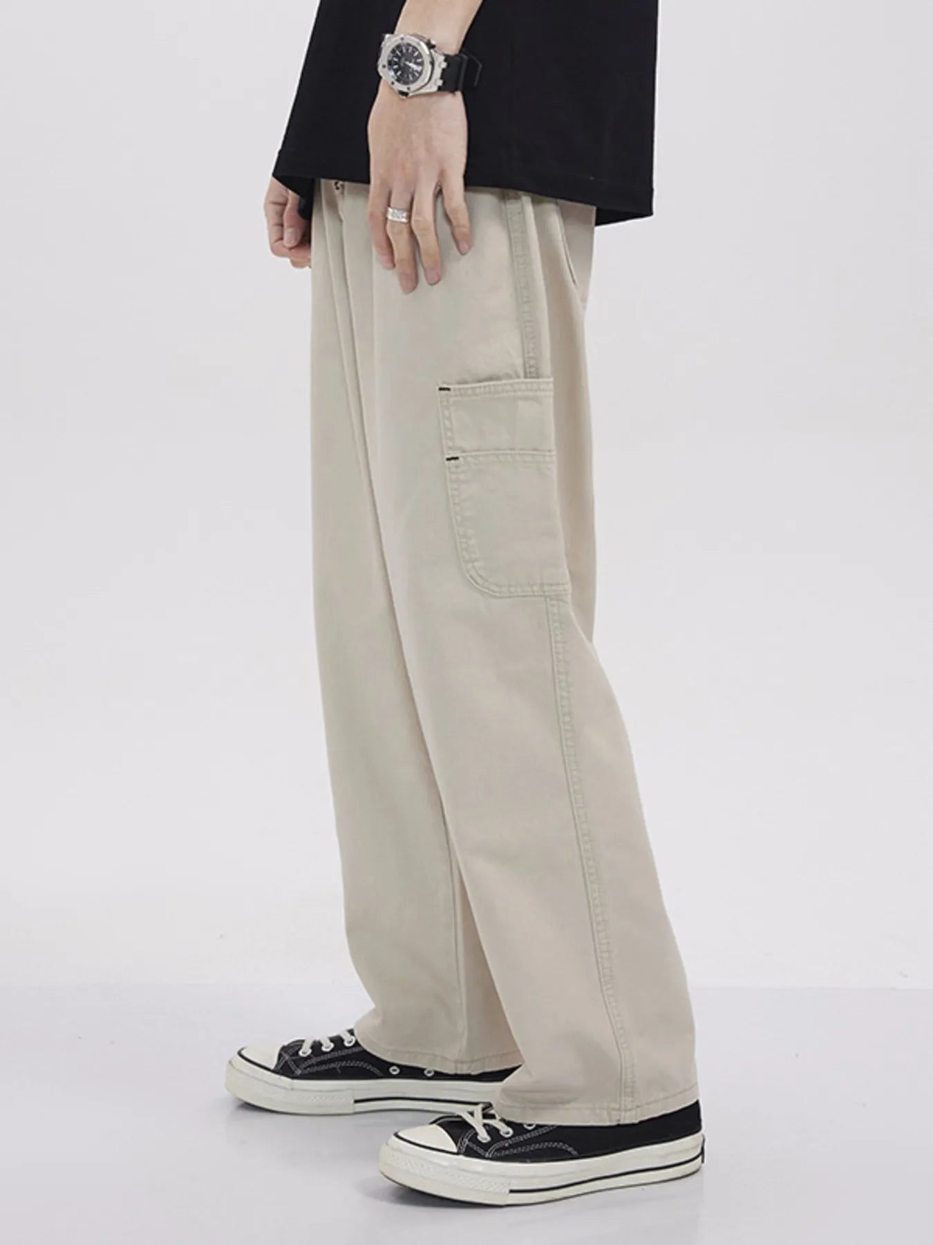 Men's Full Size Loose Fit Cargo Jeans Plus Size - PBNJ FASHIONS