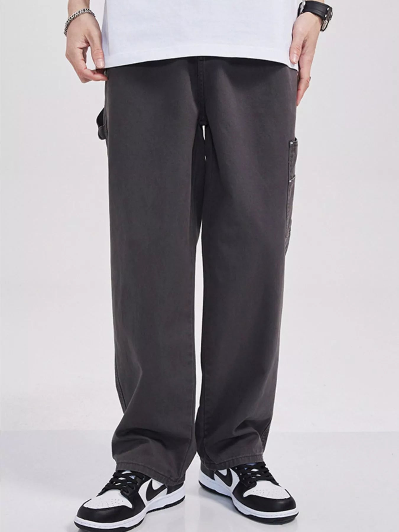 Men's Full Size Loose Fit Cargo Jeans Plus Size - PBNJ FASHIONS