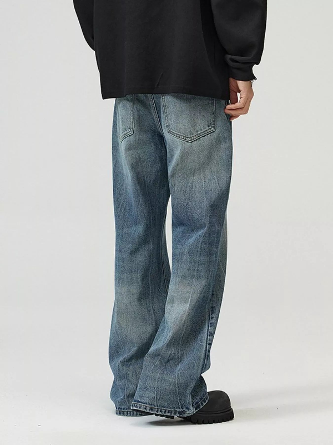 Men's Full Size Wide Leg Jeans Plus Size - PBNJ FASHIONS