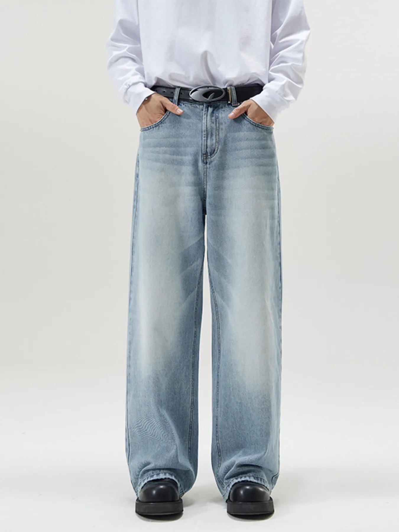 Men's Full Size Wide Leg Jeans Plus Size - PBNJ FASHIONS