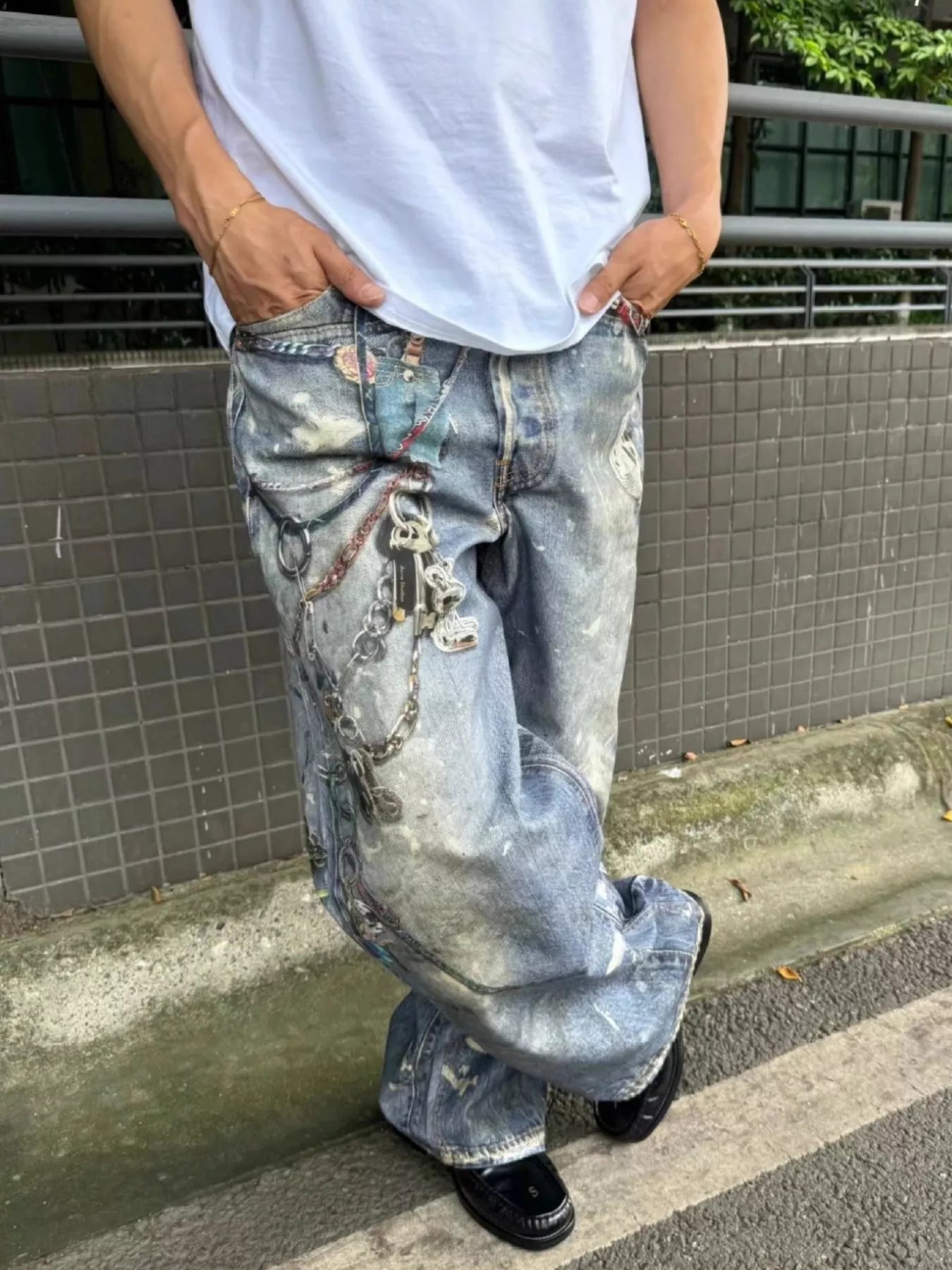 Men's Full Size Wide Leg Jeans Plus Size - PBNJ FASHIONS