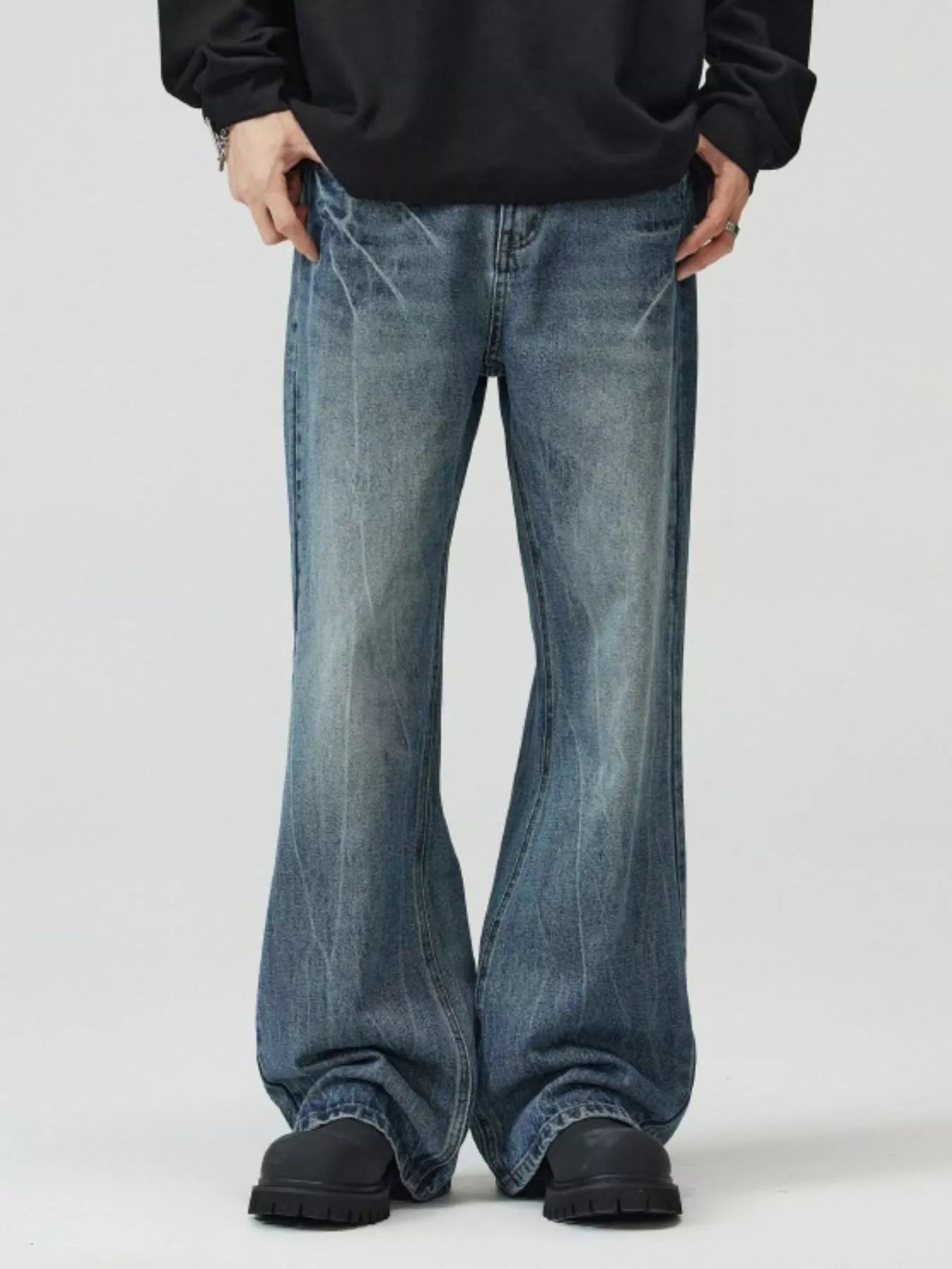Men's Full Size Wide Leg Jeans Plus Size - PBNJ FASHIONS