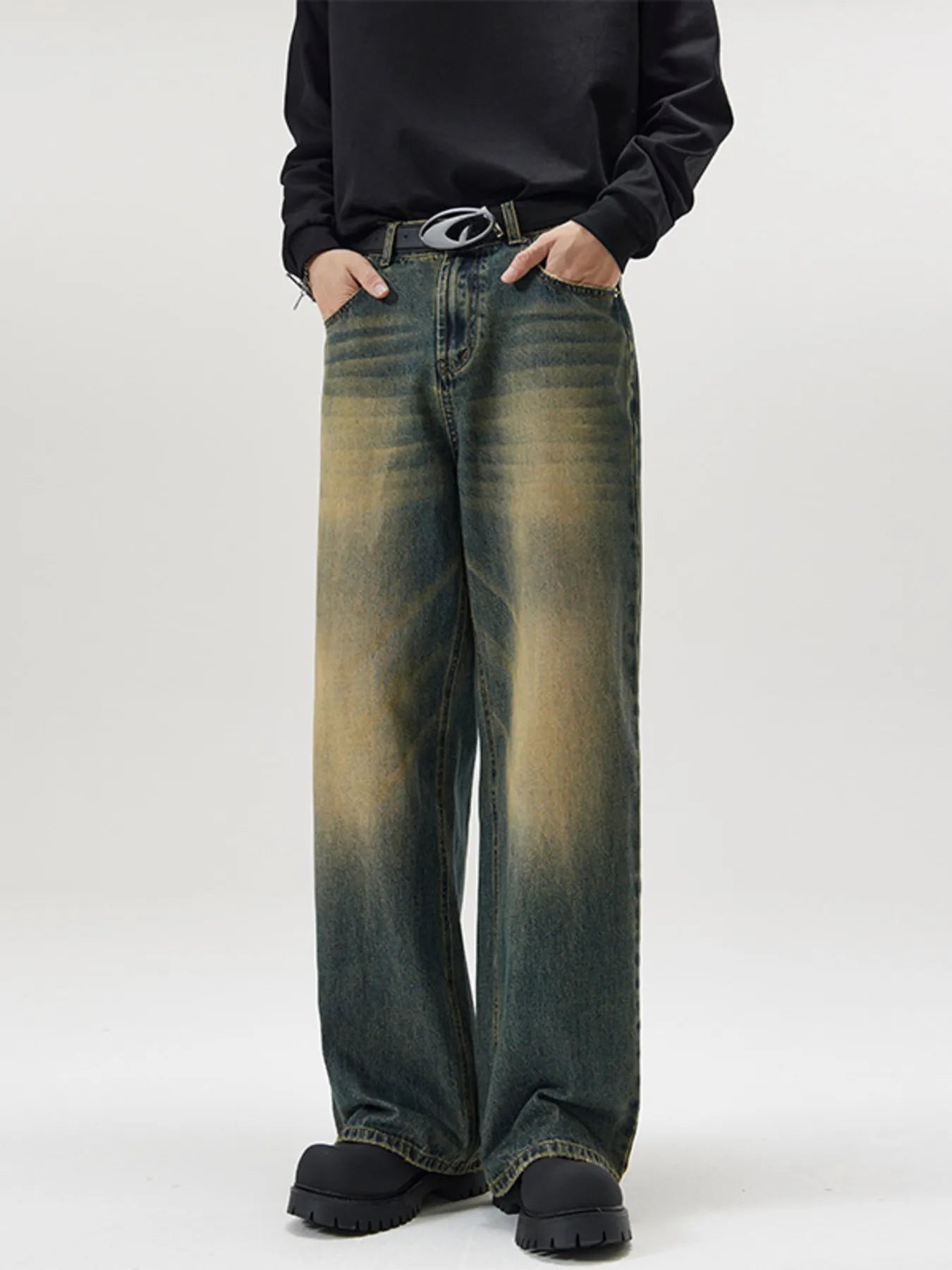 Men's Full Size Wide Leg Jeans Plus Size - PBNJ FASHIONS