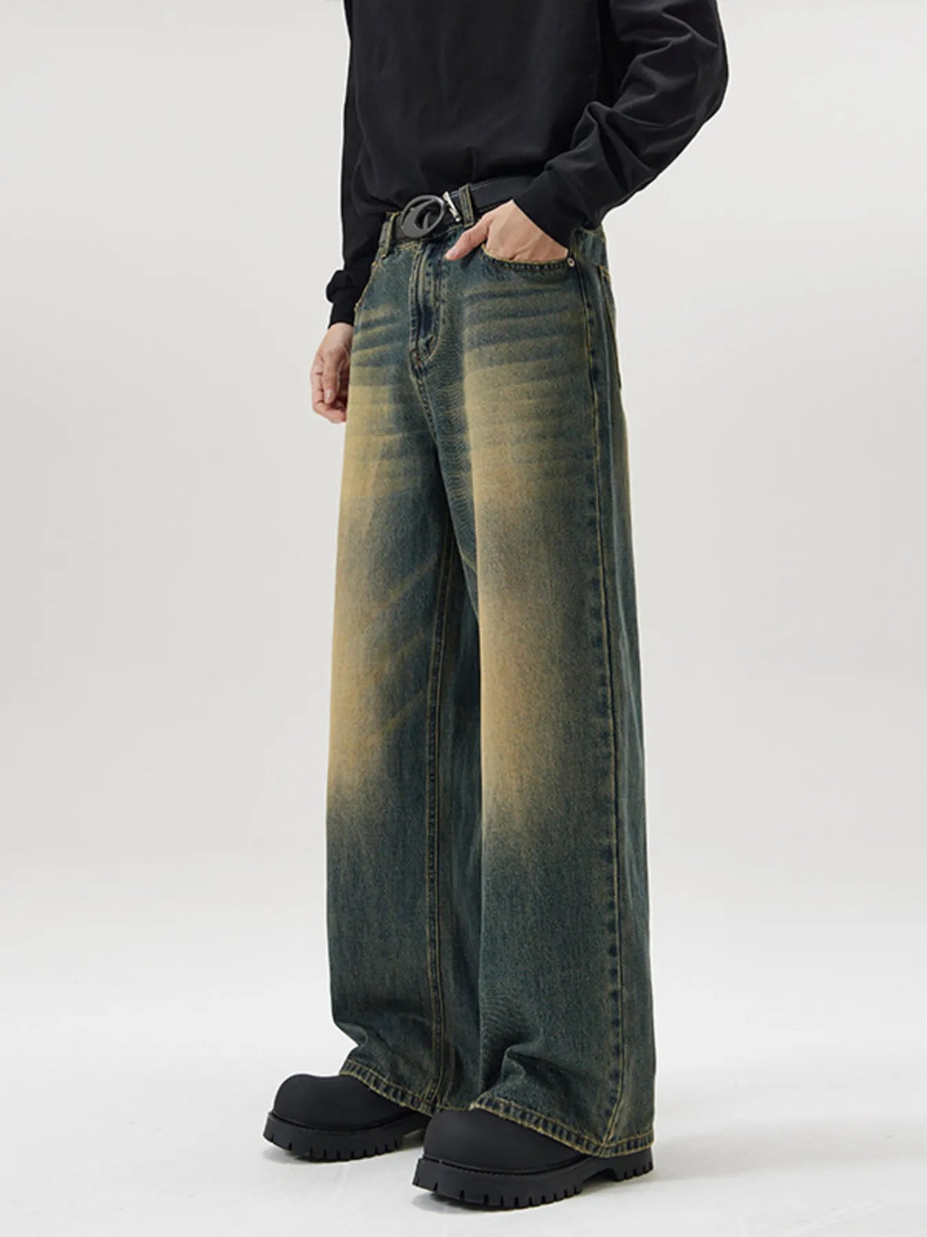Men's Full Size Wide Leg Jeans Plus Size - PBNJ FASHIONS