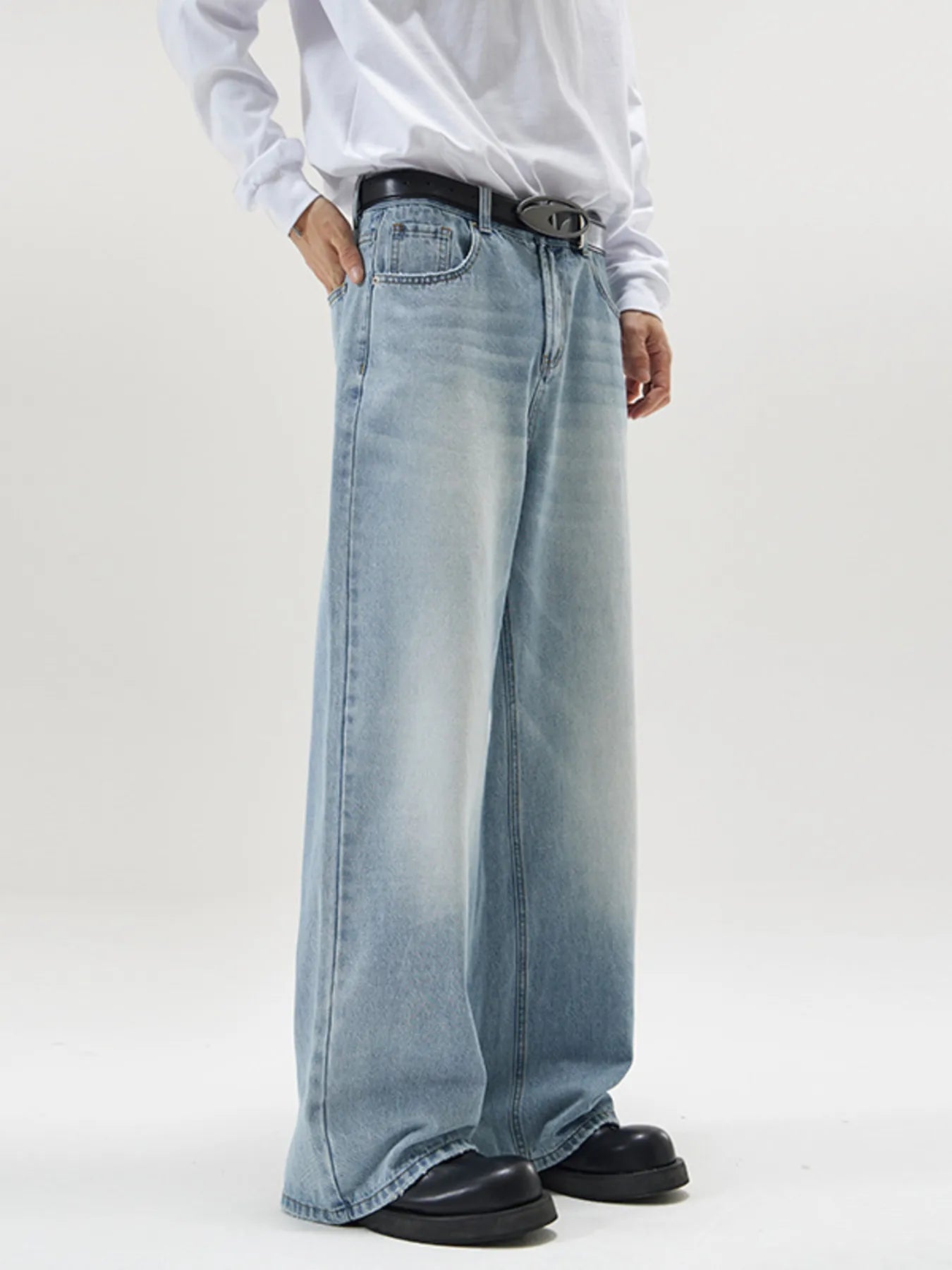 Men's Full Size Wide Leg Jeans Plus Size - PBNJ FASHIONS