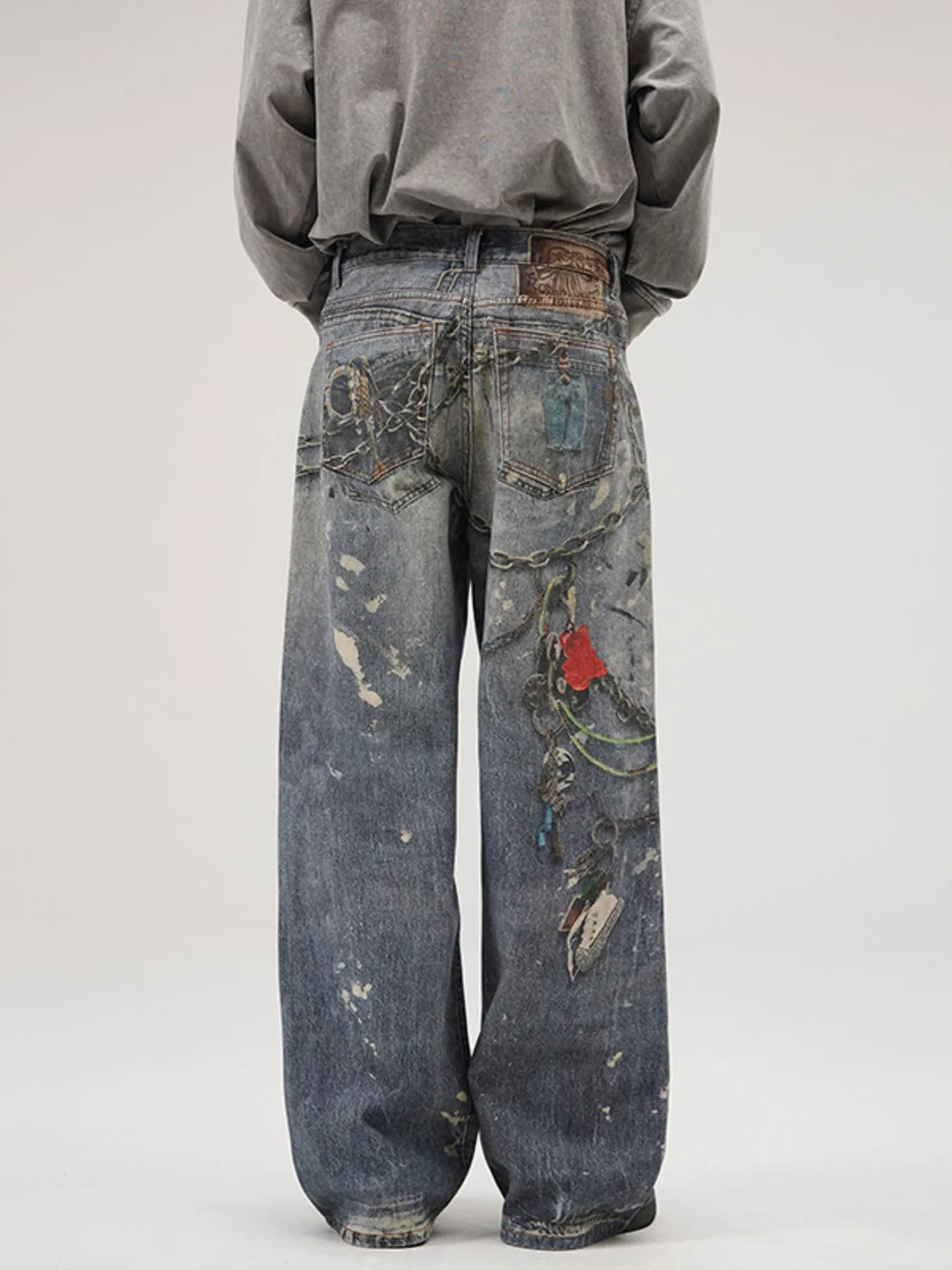 Men's Full Size Wide Leg Jeans Plus Size - PBNJ FASHIONS