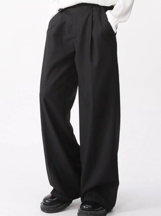 Men's High-Waisted Wide-Leg Pants - PBNJ FASHIONS