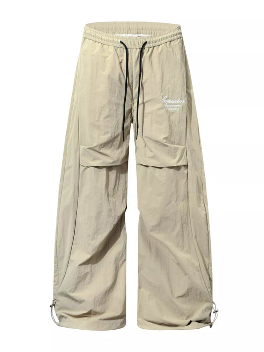 Men's Loose Fit Cargo Pants with Drawstring Waist and Adjustable Cuffs - PBNJ FASHIONS