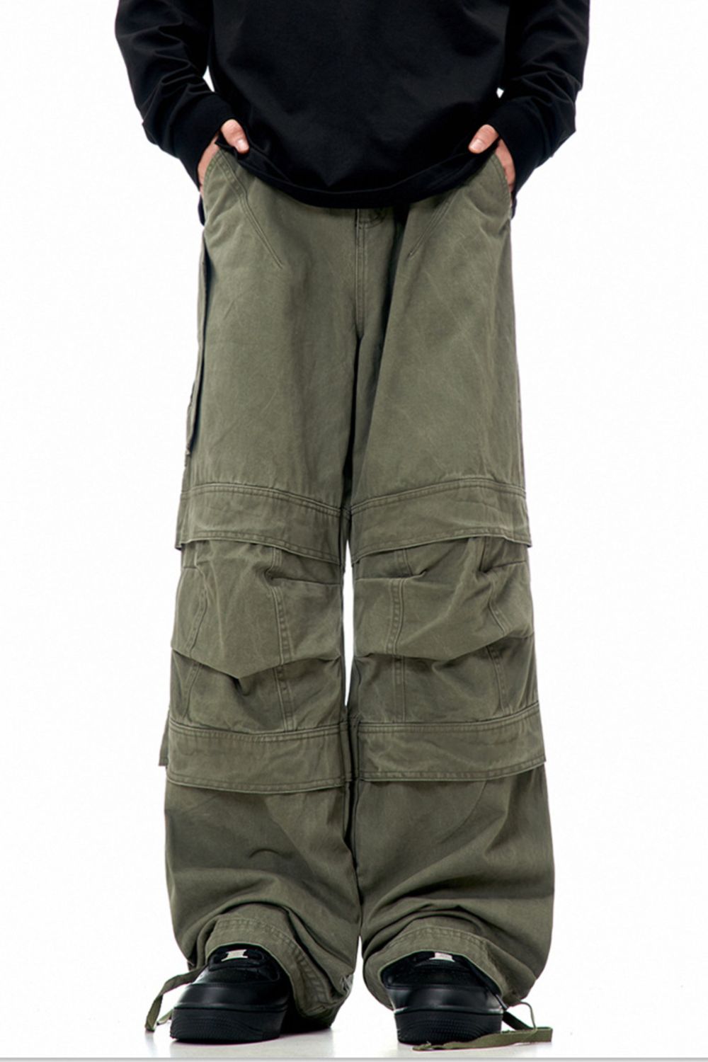 Men's Multi - Pocket Relaxed Fit Cargo Pants - PBNJ FASHIONS