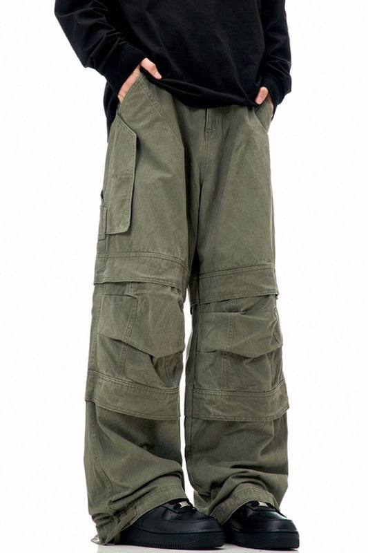 Men's Multi - Pocket Relaxed Fit Cargo Pants - PBNJ FASHIONS