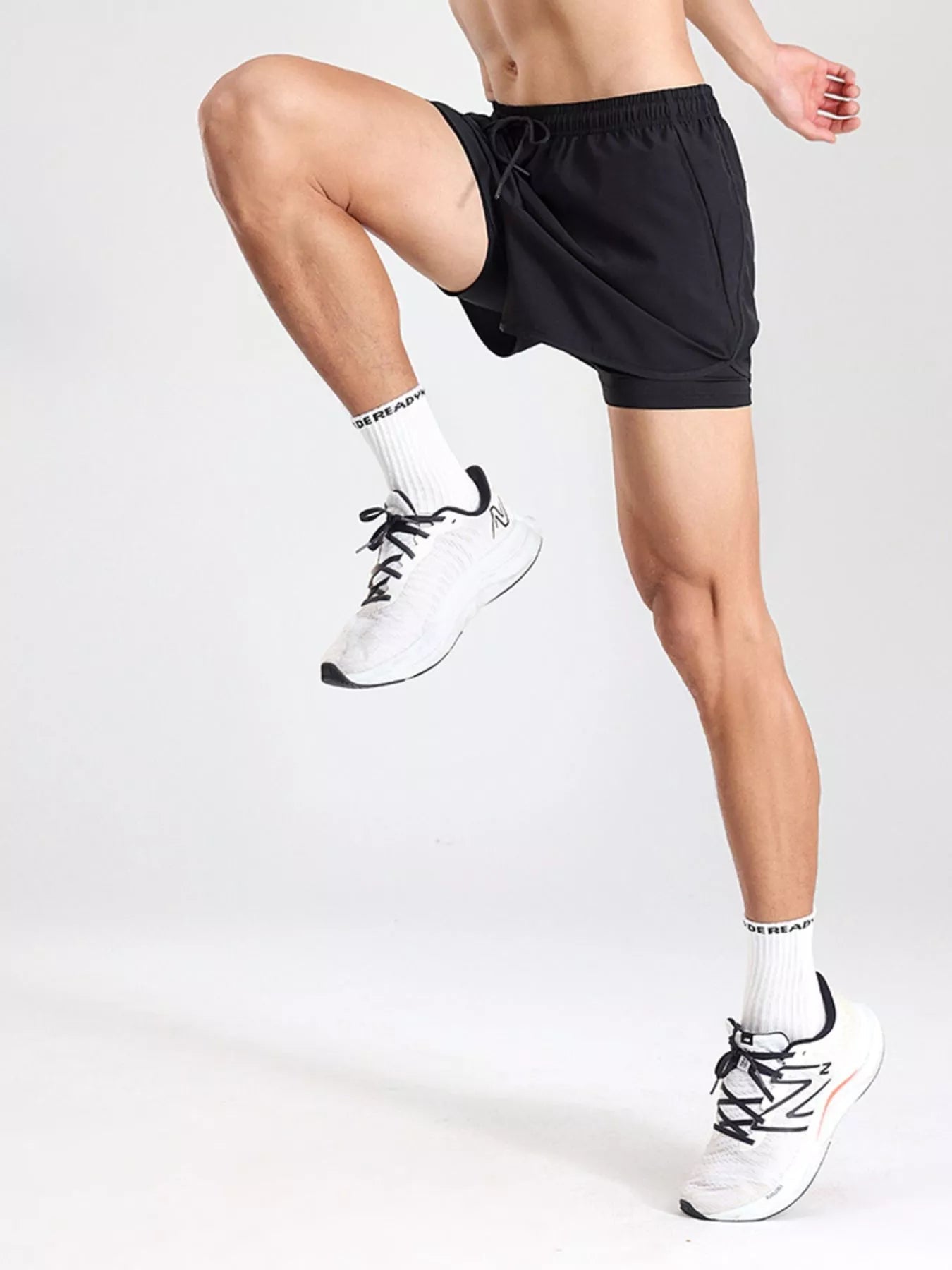 Men's Plus Size Drawstring Active Shorts - PBNJ FASHIONS