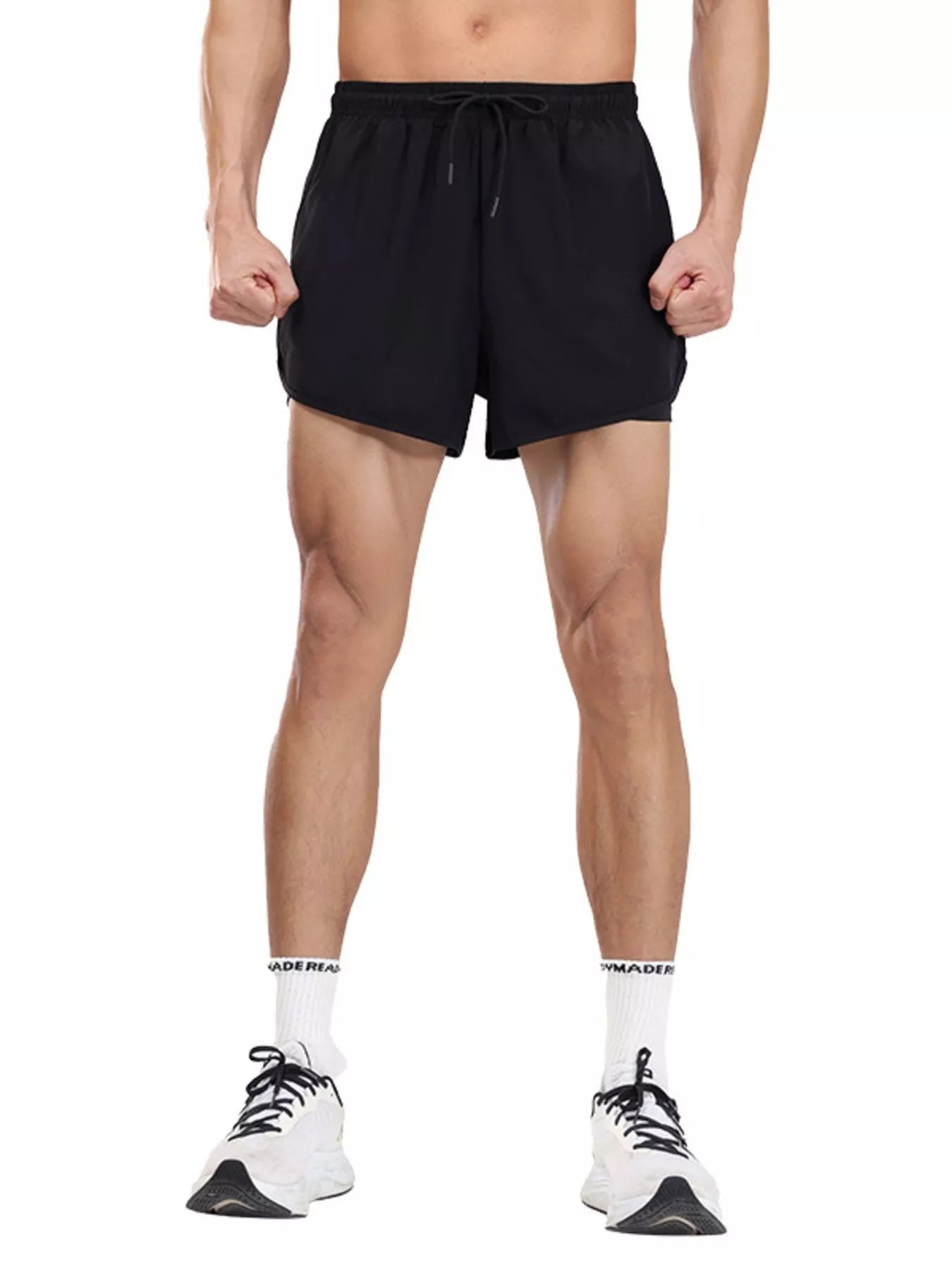Men's Plus Size Drawstring Active Shorts - PBNJ FASHIONS