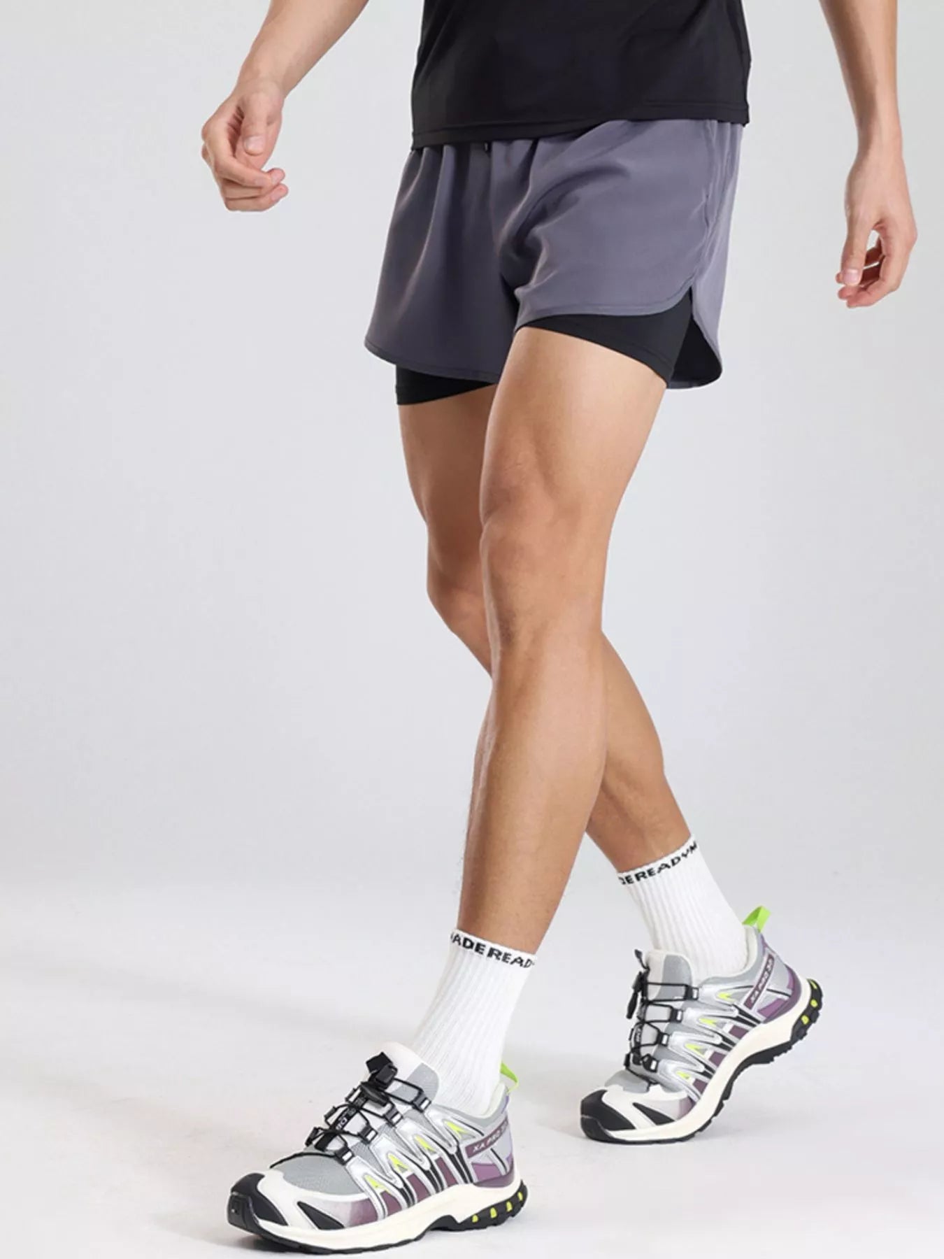 Men's Plus Size Drawstring Active Shorts - PBNJ FASHIONS