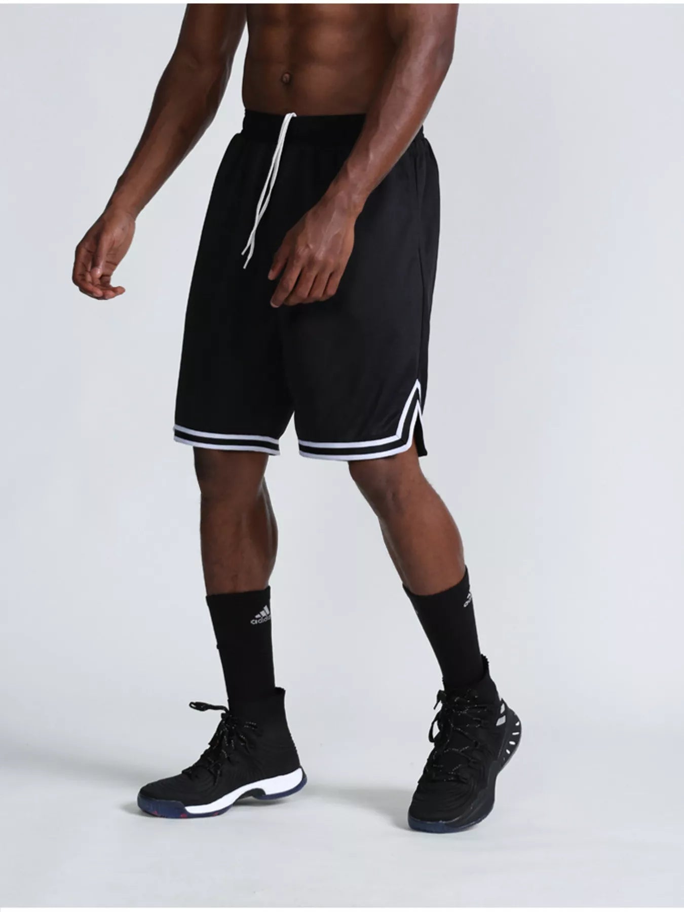 Men's Plus Size Drawstring Breathable Quick - Dry Athletic Active Shorts - PBNJ FASHIONS