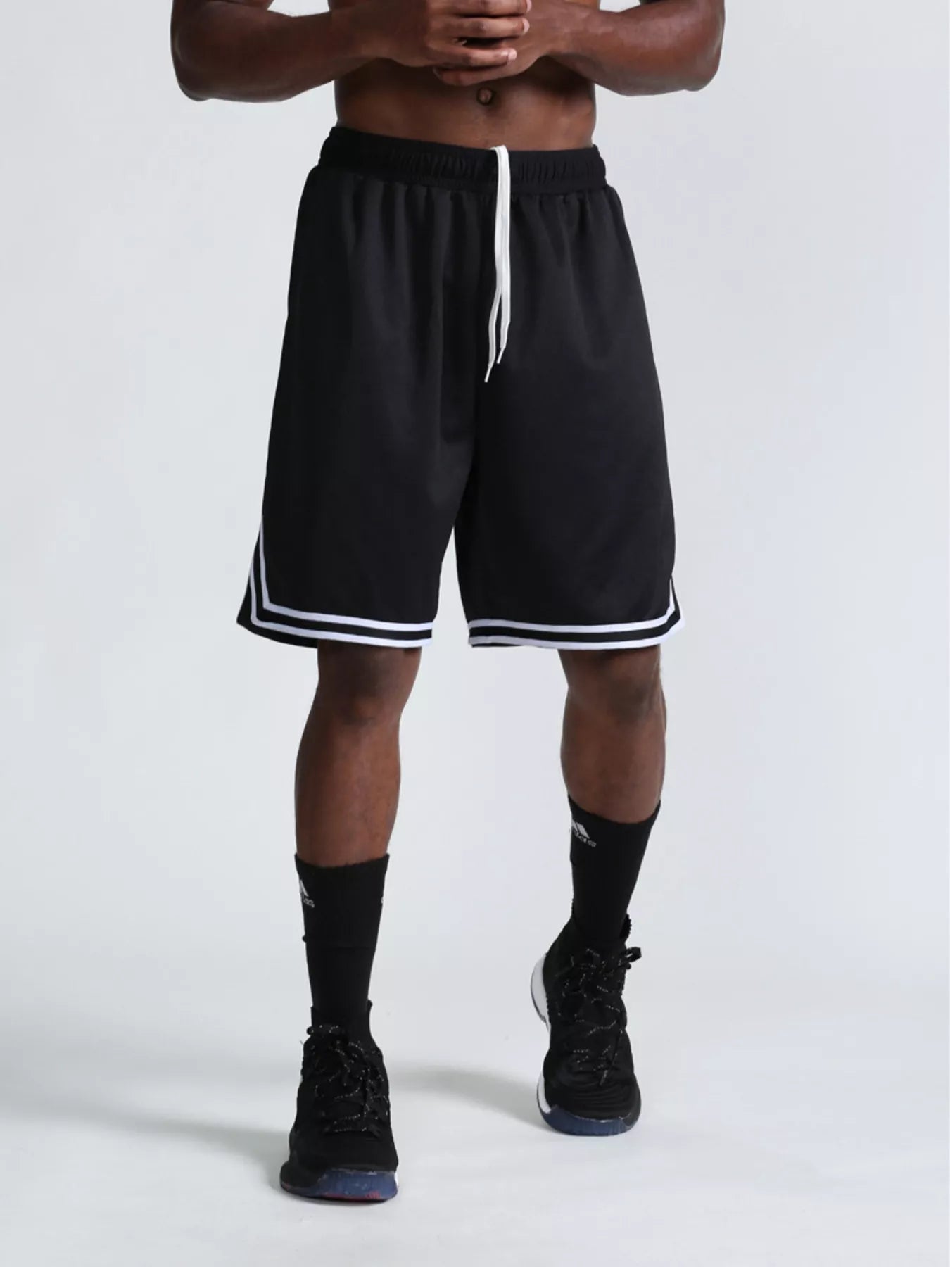Men's Plus Size Drawstring Breathable Quick - Dry Athletic Active Shorts - PBNJ FASHIONS