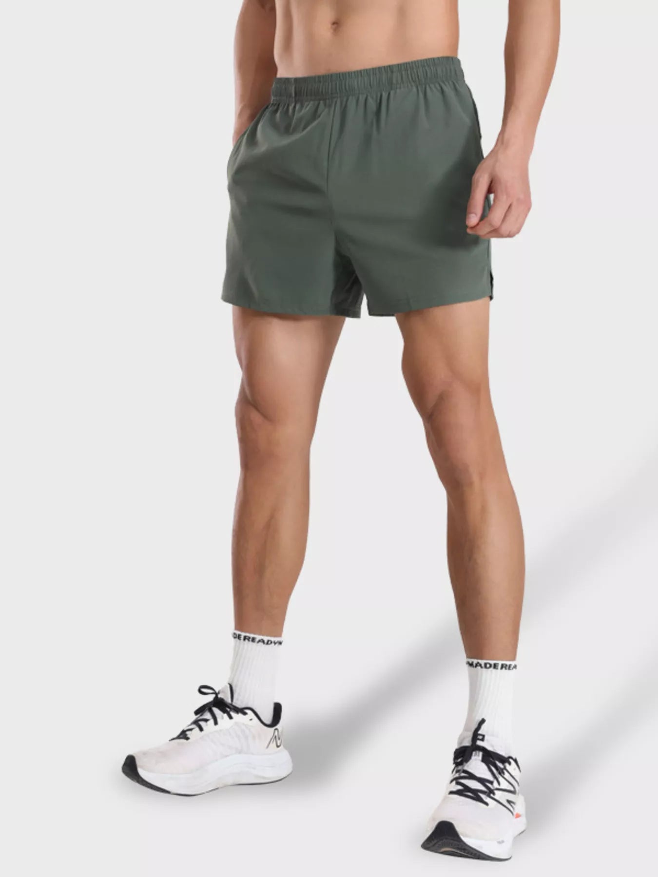 Men's Plus Size Elastic Waist Active Shorts - PBNJ FASHIONS
