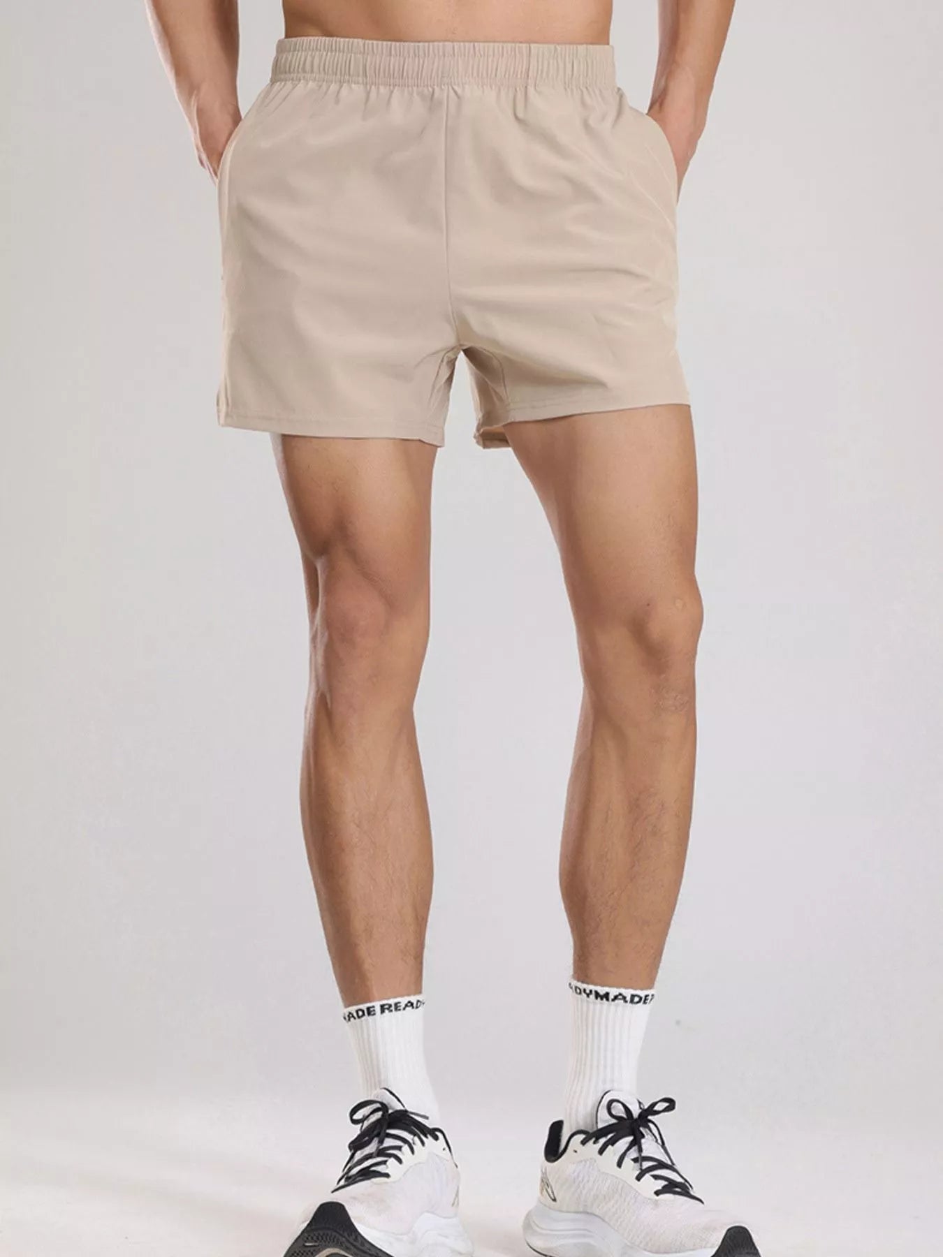 Men's Plus Size Elastic Waist Active Shorts - PBNJ FASHIONS