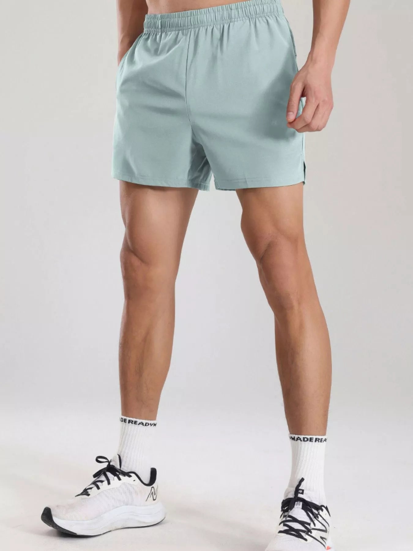 Men's Plus Size Elastic Waist Active Shorts - PBNJ FASHIONS