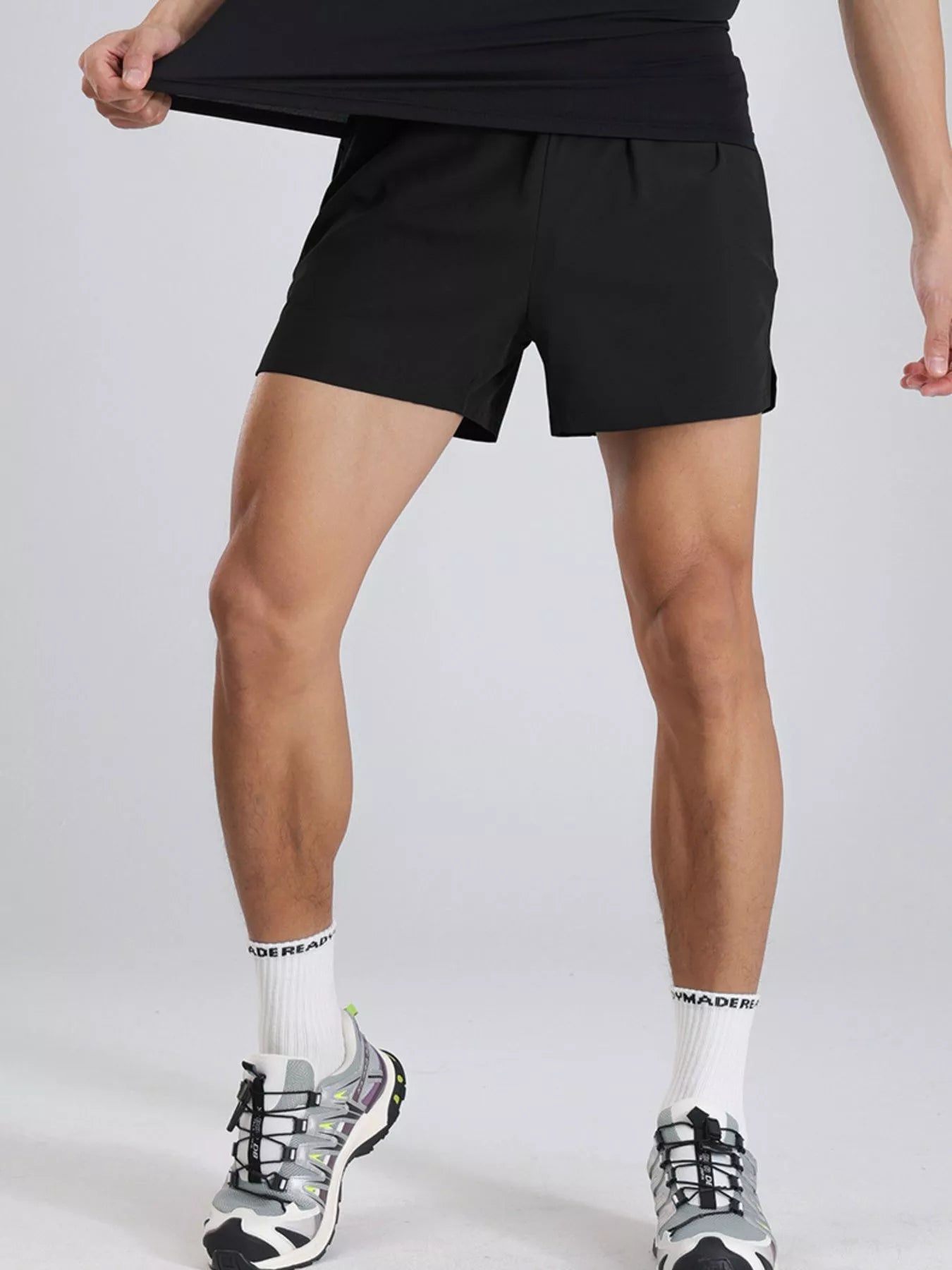 Men's Plus Size Elastic Waist Active Shorts - PBNJ FASHIONS
