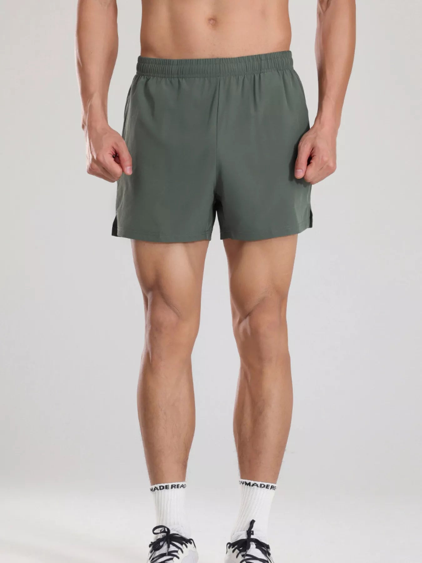 Men's Plus Size Elastic Waist Active Shorts - PBNJ FASHIONS