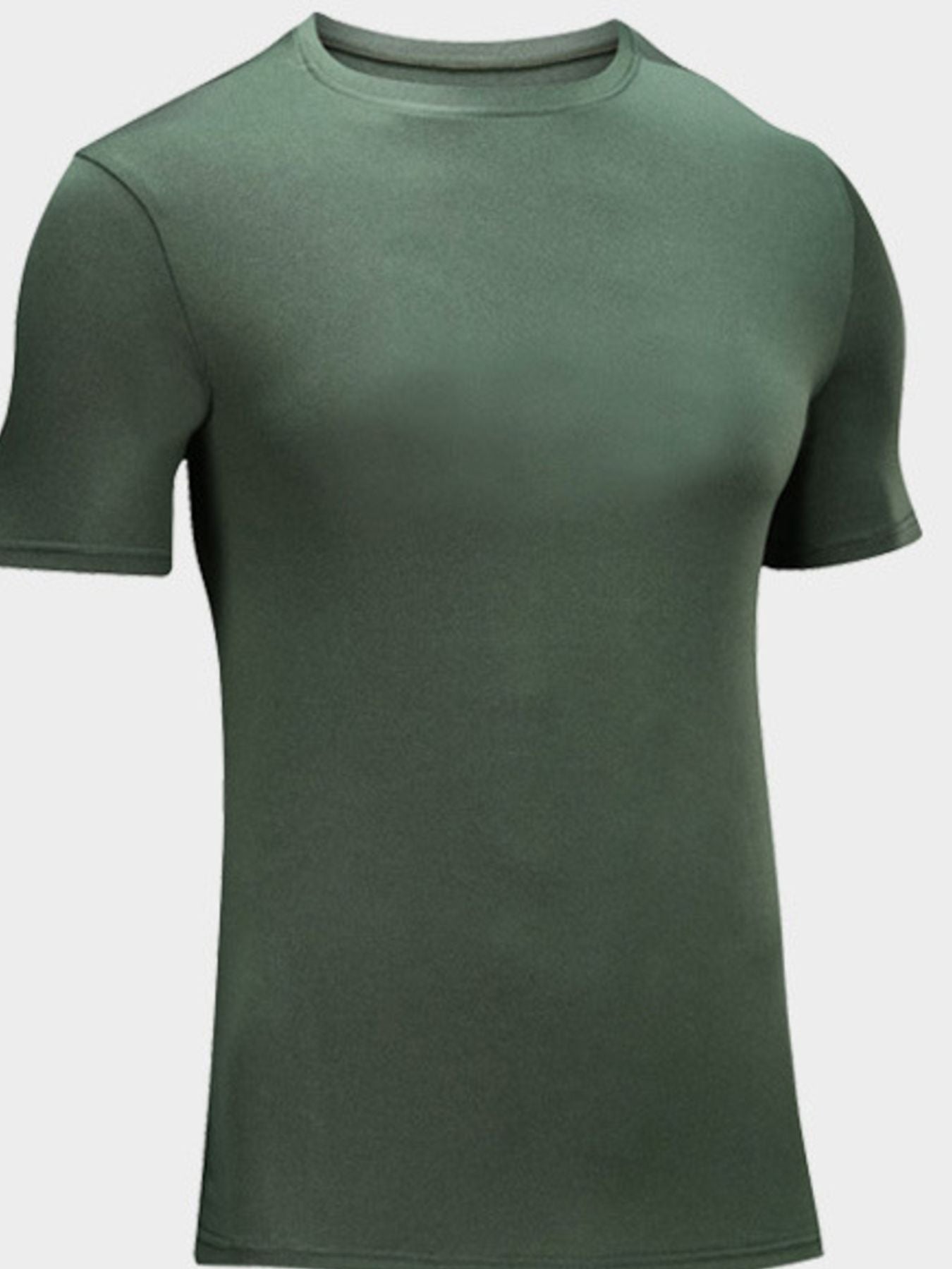Men's Plus Size Round Neck Short Sleeve T-Shirt - PBNJ FASHIONS