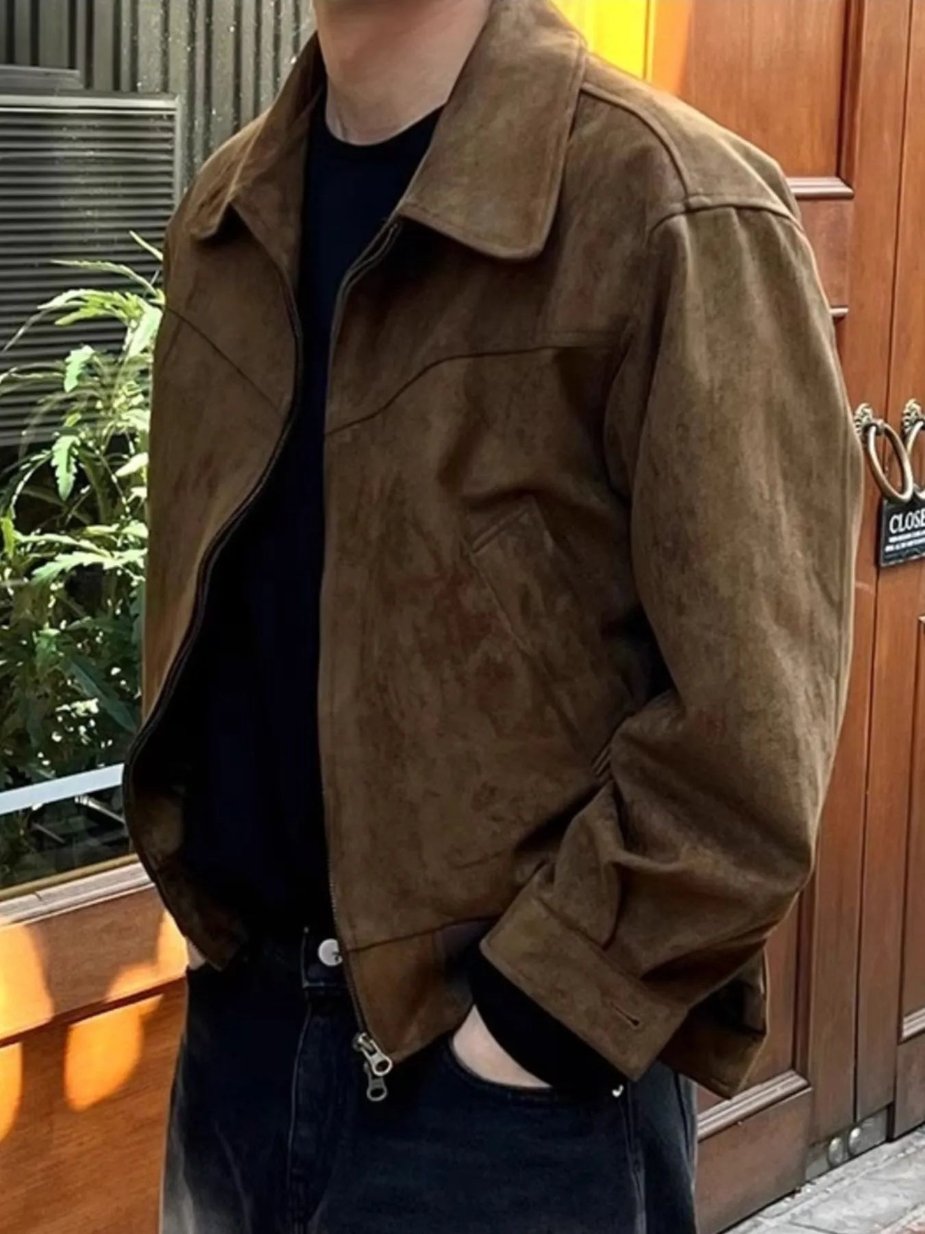Men's Plus Size Zip Up Long Sleeve Jacket - PBNJ FASHIONS