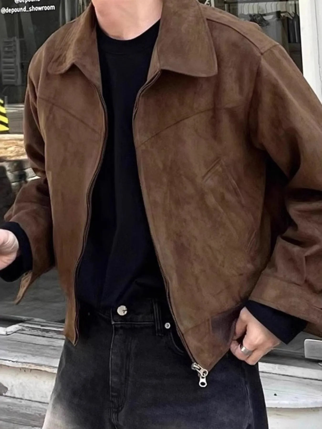 Men's Plus Size Zip Up Long Sleeve Jacket - PBNJ FASHIONS