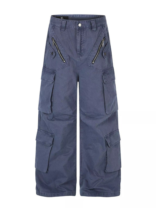 Men's Wide Leg Cargo Pants - PBNJ FASHIONS