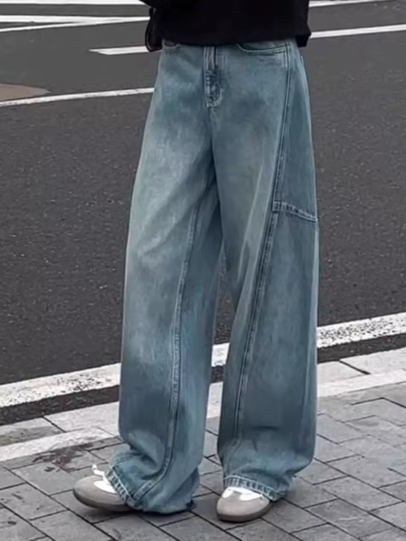 Men's Wide Leg Jeans - PBNJ FASHIONS