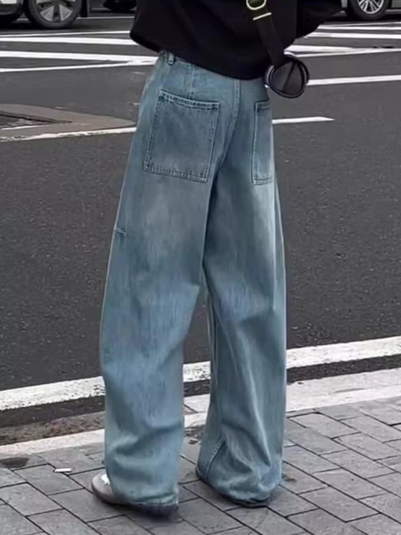 Men's Wide Leg Jeans - PBNJ FASHIONS