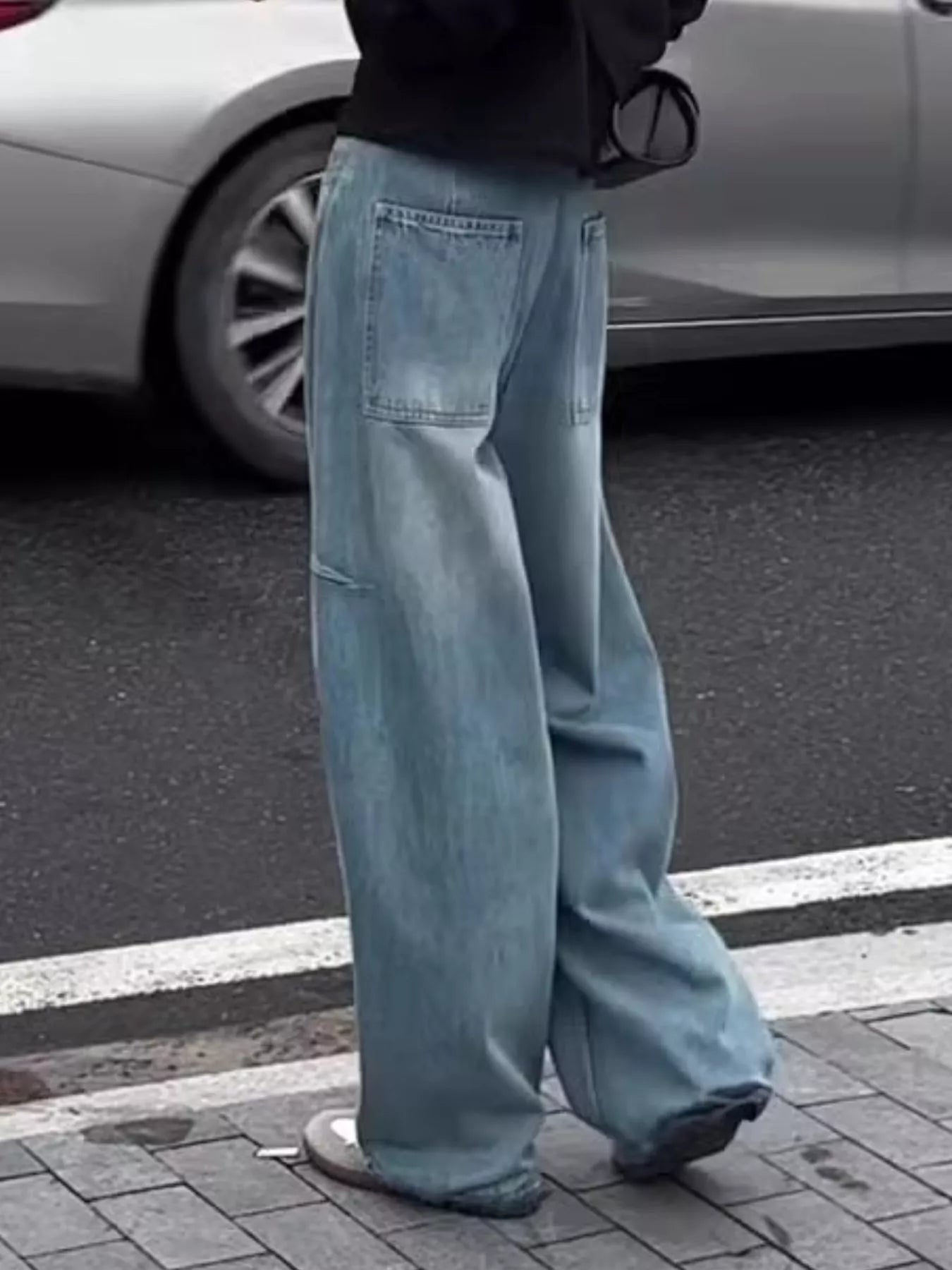 Men's Wide Leg Jeans - PBNJ FASHIONS