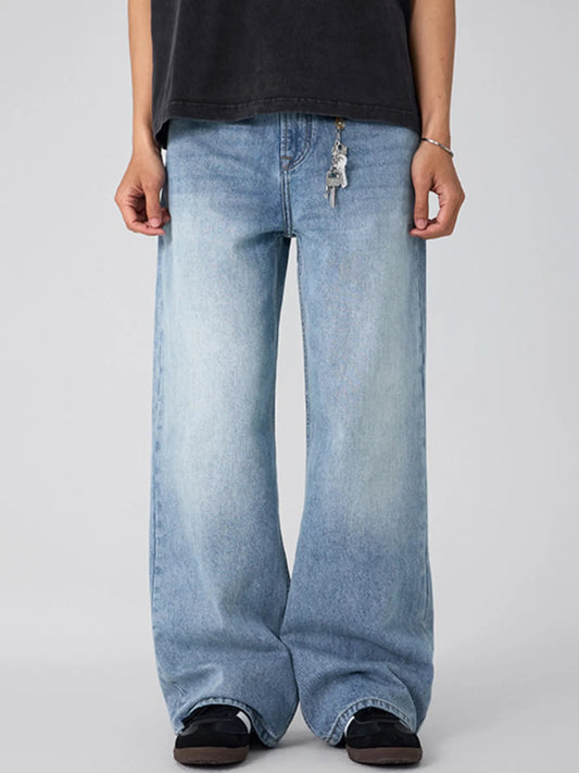 Oversized Basic Style 100% Cotton Jeans | Slightly Stretchy | Machine Washable - PBNJ FASHIONS
