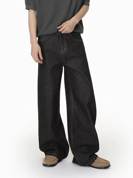 Men's Wide Leg Jeans with Pockets - PBNJ FASHIONS