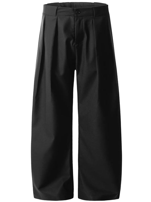 Men's Wide Leg Relaxed Fit Pants - PBNJ FASHIONS