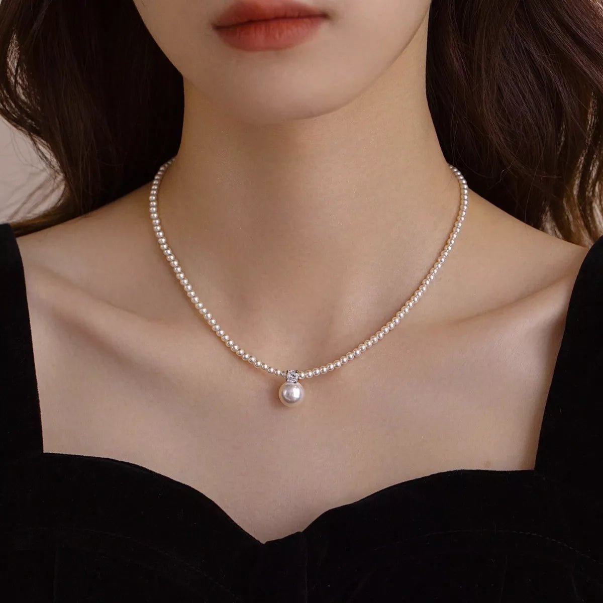 Pearl Pendant Necklace - PBNJ FASHIONS
