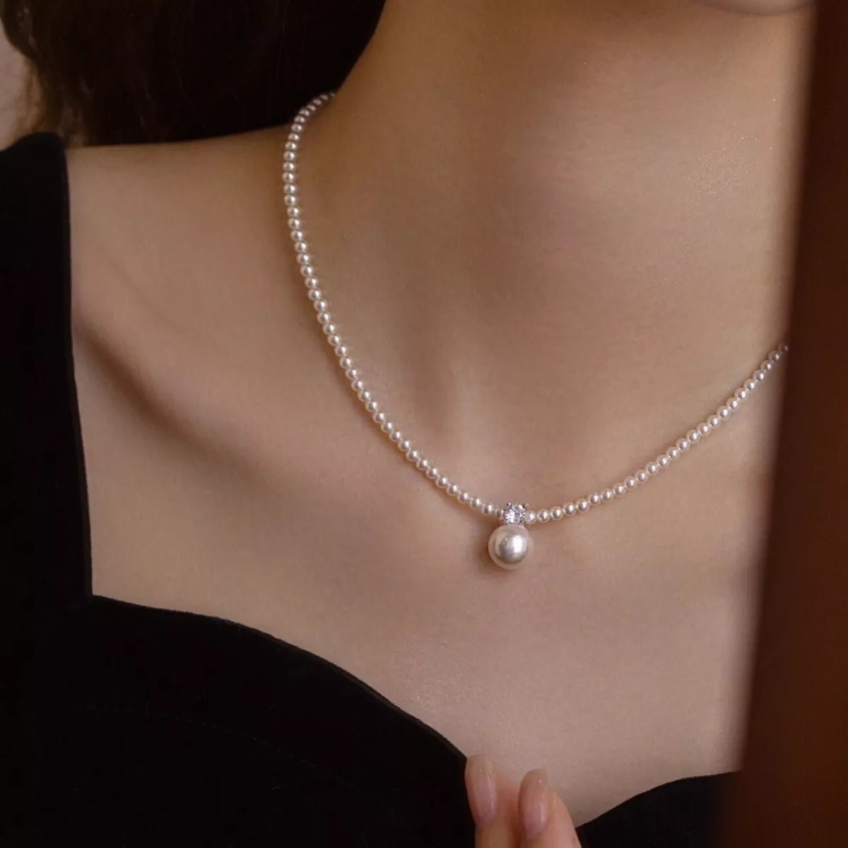 Pearl Pendant Necklace - PBNJ FASHIONS