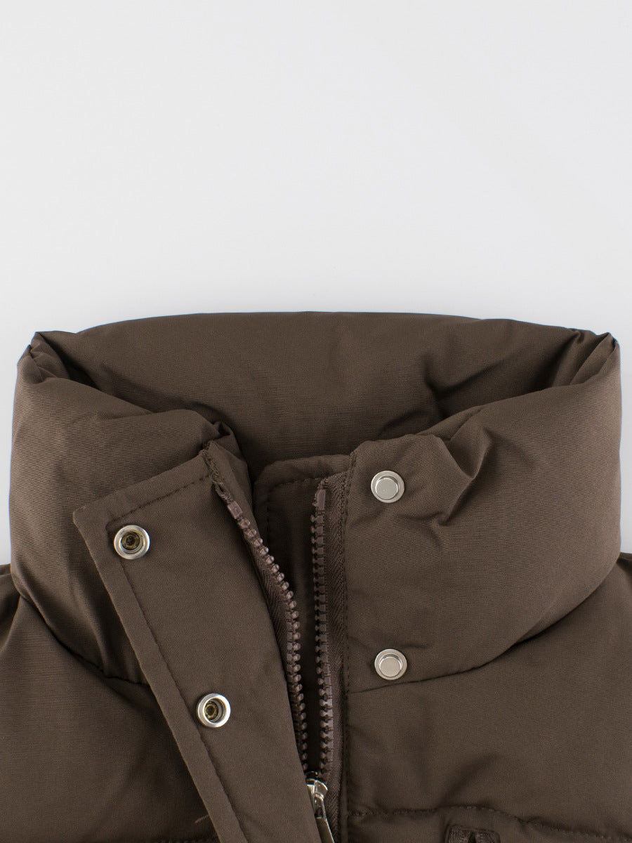 Style Kids Unisex Outerwear: Sleeveless Single Breasted Coat for Children-4