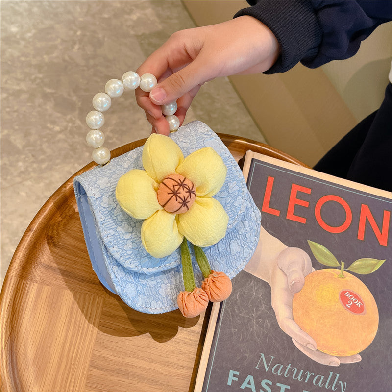 Children Girl Floral Pattern Cute Crossbody Bags-2