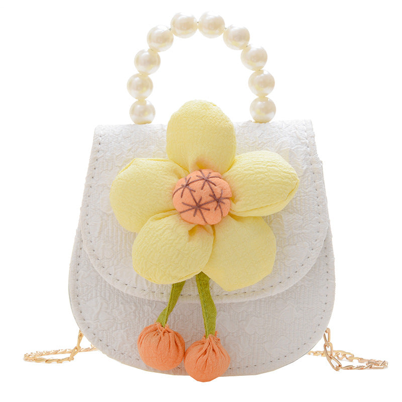 Children Girl Floral Pattern Cute Crossbody Bags-5