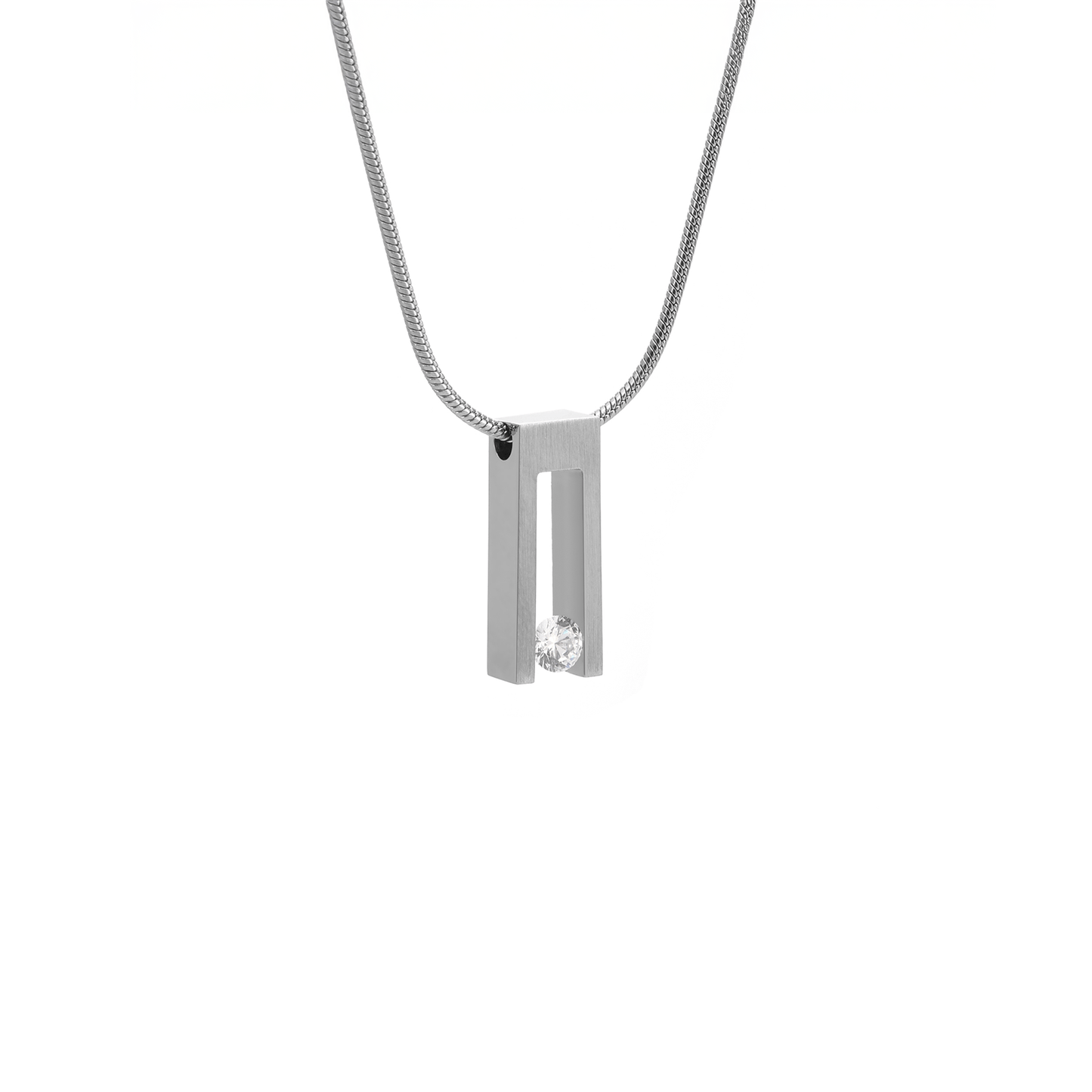 PT089W B.Tiff Hollow Bar Pendant - PBNJ FASHIONS