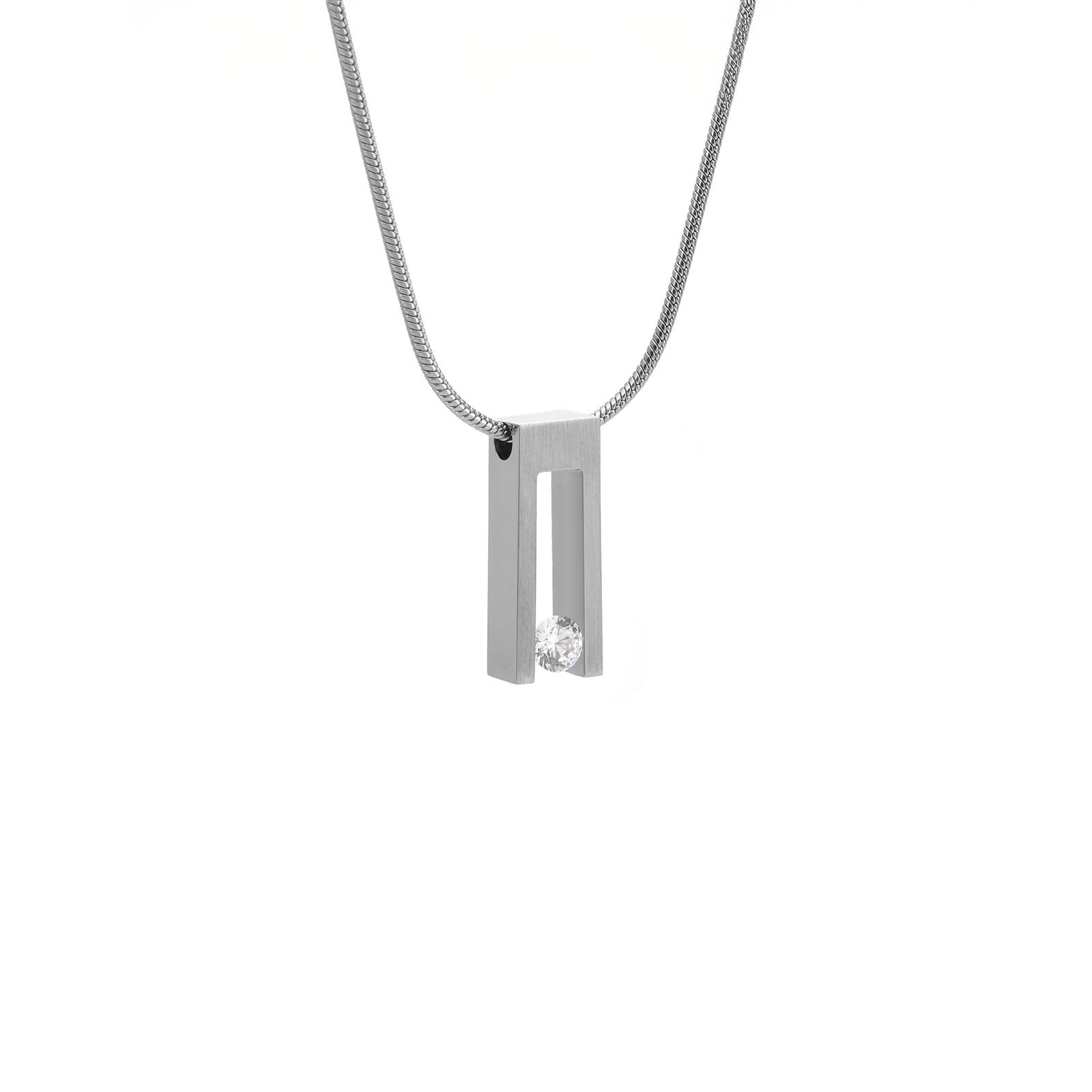 PT089W B.Tiff Hollow Bar Pendant - PBNJ FASHIONS