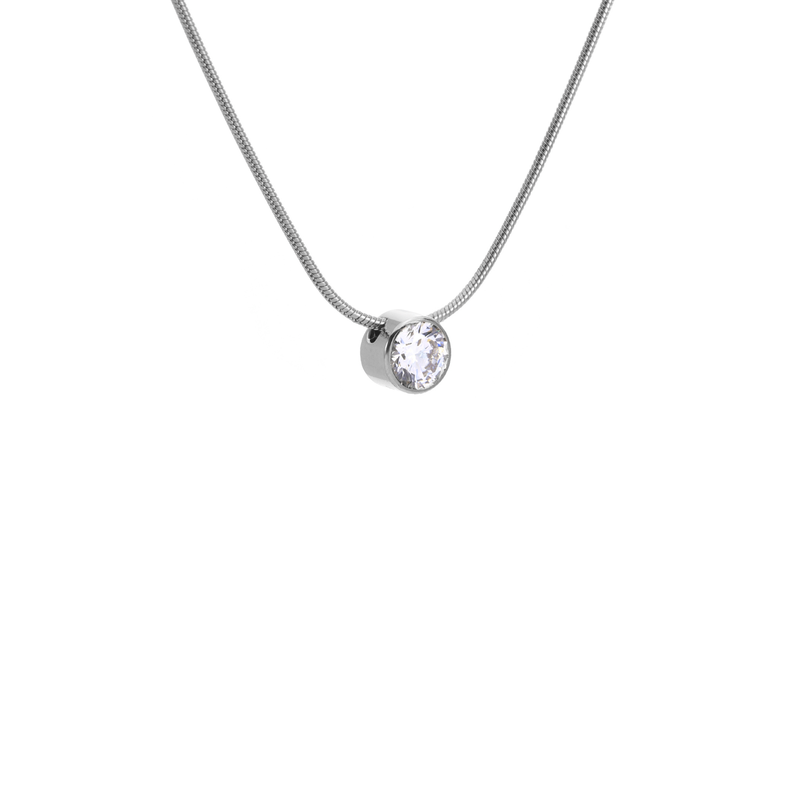 PT101W B.Tiff 1 ct Solitaire Pendant - PBNJ FASHIONS
