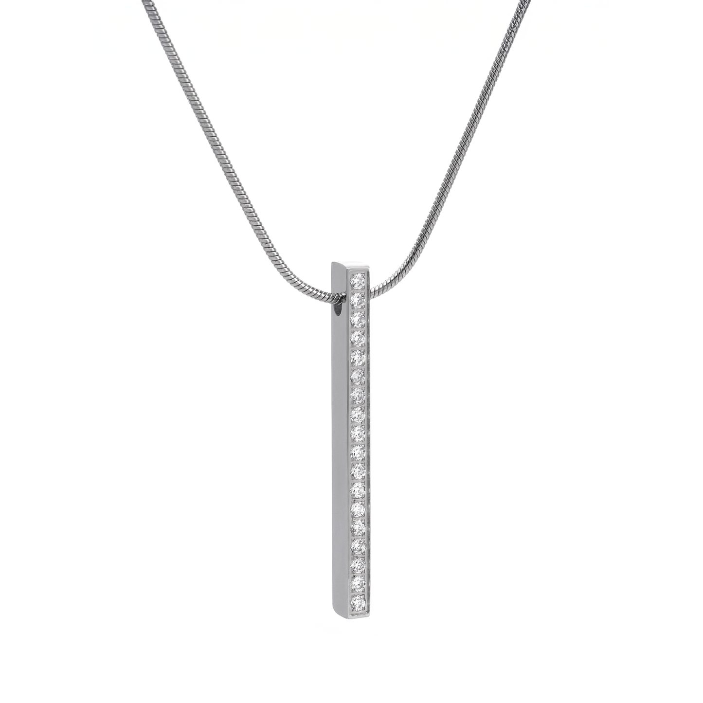 PT107W B.Tiff 18 - Stone Bar Pendant - PBNJ FASHIONS