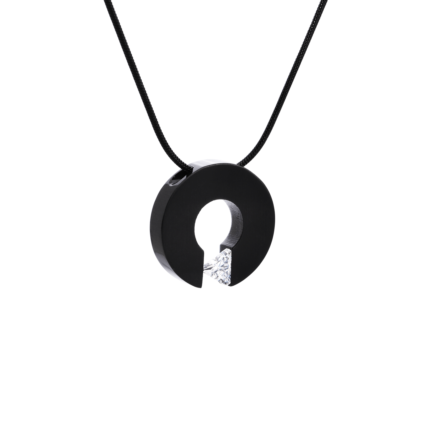 PT113B B.Tiff Triangle Cut Malfinia Pendant - PBNJ FASHIONS