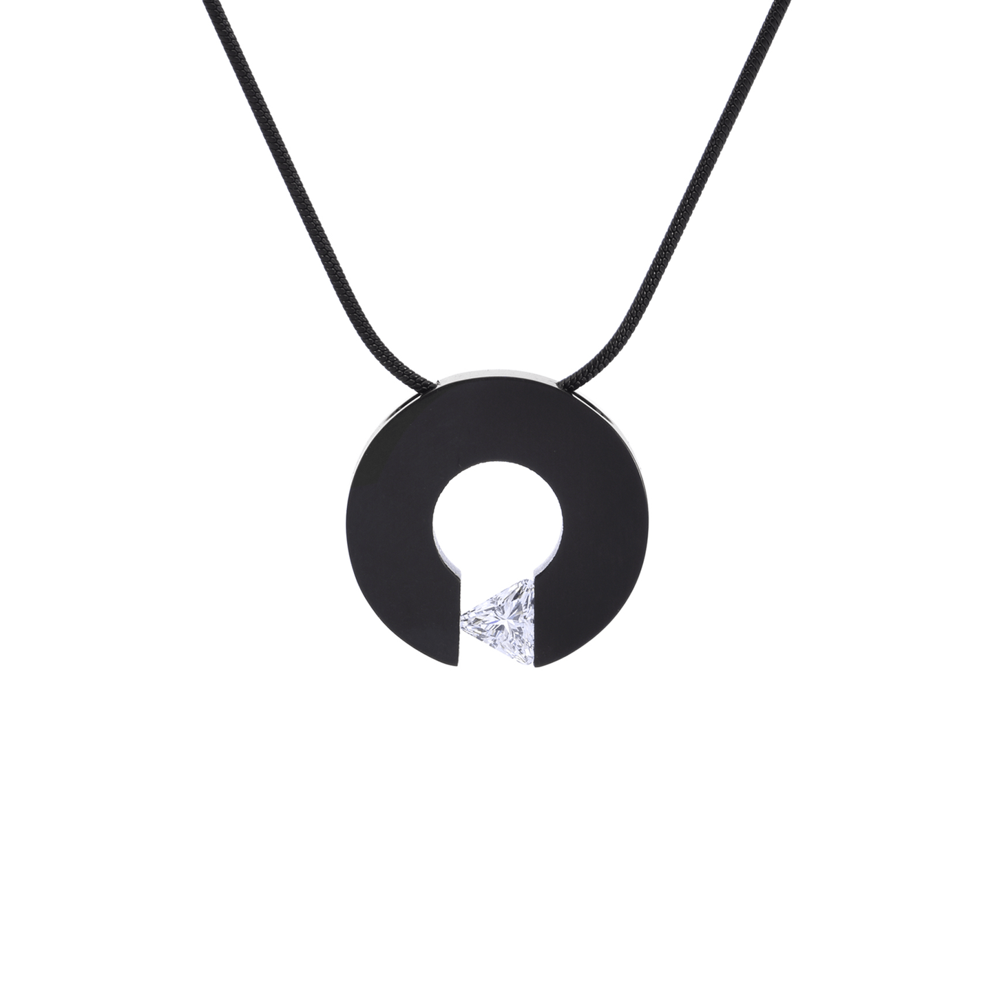 PT113B B.Tiff Triangle Cut Malfinia Pendant - PBNJ FASHIONS