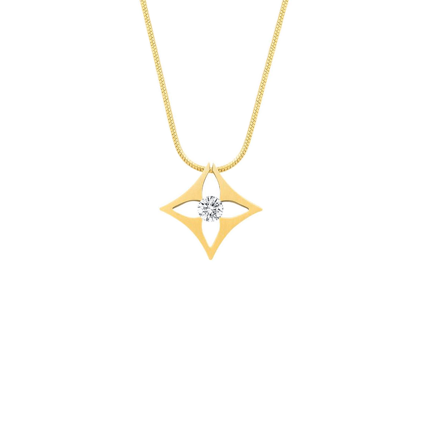 PT138G B.Tiff Gold Floro Pendant - PBNJ FASHIONS