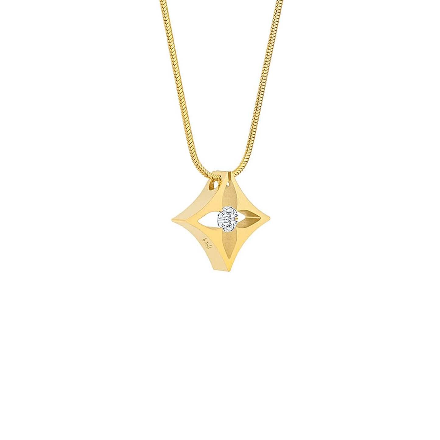 PT138G B.Tiff Gold Floro Pendant - PBNJ FASHIONS